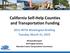 California Self-Help Counties and Transportation Funding