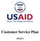 Customer Service Plan