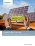 Simply follow the sun. up to 0.0003. www.siemens.com/solar-industry. Maximize the yields of solar power plants with solar tracking control
