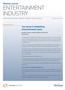 ENTERTAINMENT INDUSTRY