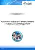 Automated Travel and Entertainment (T&E) Expense Management