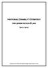 NATIONAL DISABILITY STRATEGY IMPLEMENTATION PLAN