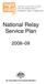 National Relay Service Plan