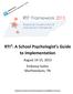RTI²: A School Psychologist s Guide to Implementation