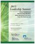 2015 Leadership Summit