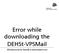 How To Fix A Download Problem On Java 1.6.0.2 (Dehst Vpsmail) On A Pc Or Mac Or Ipad (For A Mac) On An Older Computer