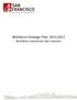 Workforce Strategic Plan: 2013-2017 Workforce Investment San Francisco