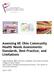 Assessing NE Ohio Community Health Needs Assessments: Standards, Best Practice, and Limitations