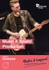 Music & Sound Production 2016/17. courses