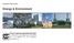 Energy & Environment. Selected References