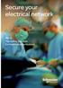 Secure your electrical network. PACiS The Safety Solution for Healthcare Institutions