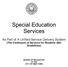 As Part of A Unified Service Delivery System (The Continuum of Services for Students with Disabilities)