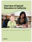 Overview of Special Education in California