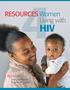 RESOURCES Women Living with HIV