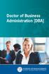 Doctor of Business Administration [DBA]