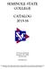 SEMINOLE STATE COLLEGE CATALOG 2015-16