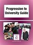 Progression to University Guide