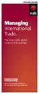 Managing International Trade.