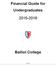 Financial Guide for Undergraduates 2015-2016