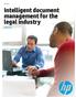 Intelligent document management for the legal industry