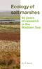 Ecology of salt marshes 40 years of research in the Wadden Sea