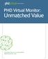 WHITEPAPER. PHD Virtual Monitor: Unmatched Value. of your finances. Unmatched Value for Your Virtual World WWW.PHDVIRTUAL.COM