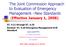 The Joint Commission Approach to Evaluation of Emergency Management New Standards
