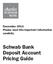 December 2014 Please read this important information carefully. Schwab Bank Deposit Account Pricing Guide