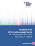 Guidance on information governance for health and social care services in Ireland