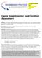 Capital Asset Inventory and Condition Assessment