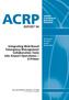 ACRP REPORT 94. Integrating Web-Based Emergency Management Collaboration Tools into Airport Operations A Primer AIRPORT COOPERATIVE RESEARCH PROGRAM