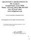 ARLINGTON CAREER INSTITUTE 901 Avenue K Grand Prairie, Texas 75050 Phone: (972) 647-1607/1-800-394-5445 Fax: (972) 647-4044 www.arlingtonci.