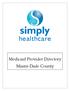 Medicaid Provider Directory Miami-Dade County