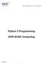 Python 3 Programming. OCR GCSE Computing