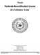 Texas Pesticide Recertification Course Accreditation Guide