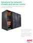 Solutions for network closets and server rooms