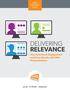DELIVERING RELEVANCE How to Increase Engagement and Drive Results with Web Personalization
