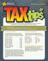 This article, prepared by PARO s auditors Rosenswig McRae Thorpe LLP, outlines some points to consider in preparing your income tax returns.