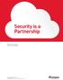 Security is a Partnership