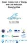 Ocean Energy: Cost of Energy and Cost Reduction Opportunities. May 2013