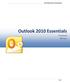 Outlook 2010 Essentials
