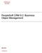 PeopleSoft CRM 9.2: Business Object Management