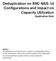 Deduplication on SNC NAS: UI Configurations and Impact on Capacity Utilization