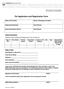 Pet Application and Registration Form
