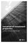 Valuation of investment properties. - a frame of reference for the yield DANISH PROPERTY FEDERATION