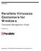 Parallels Virtuozzo Containers for Windows