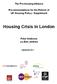 Housing Crisis in London