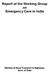 Report of the Working Group on Emergency Care in India
