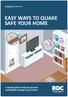 EASY WAYS TO QUAKE SAFE YOUR HOME