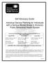Self-Advocacy Guide: Individual Service Planning for Individuals with a Serious Mental Illness in Arizona s Public Behavioral Health System